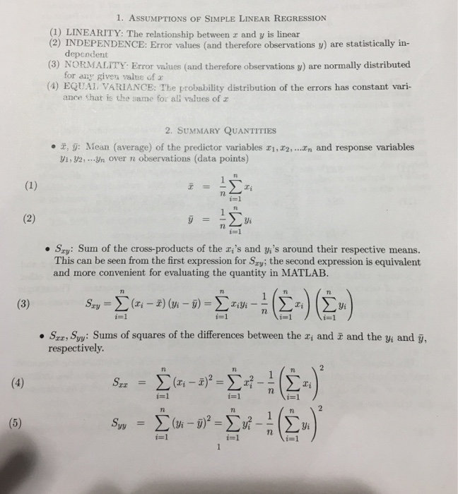 Find a least-squares linear regression line. Step | Chegg.com ...