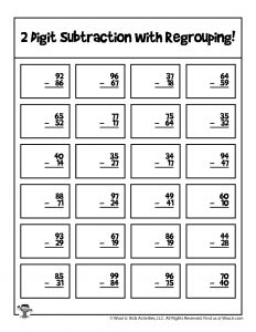 Math Regrouping Worksheets | Woo! Jr. Kids Activities : Childrens ...