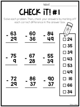 regrouping subtraction worksheet