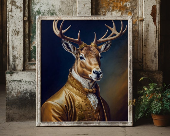 reindeer wall art printable