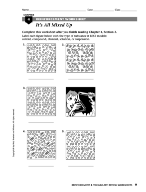 Reinforcement worksheet for slide | PDF