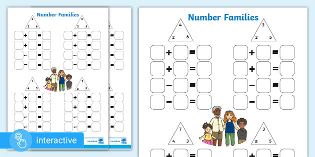related addition worksheet