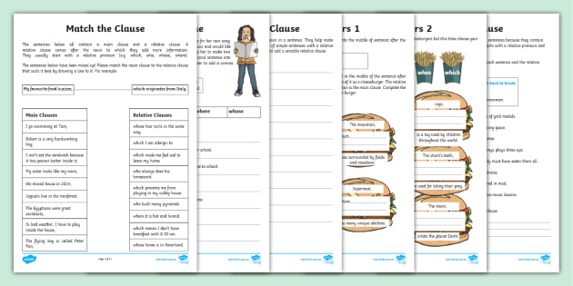 relative pronouns worksheet pdf