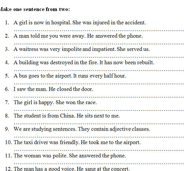 relative pronouns worksheet pdf