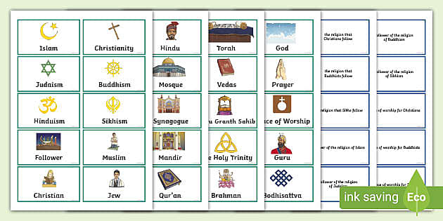 All Religion Symbols Sorting Activity | RE Primary Resource