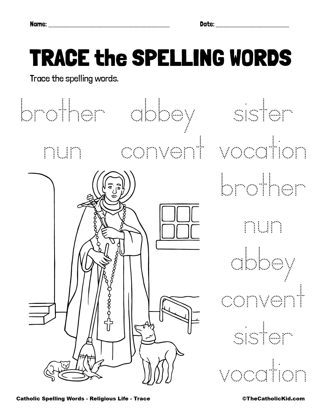 religious worksheet