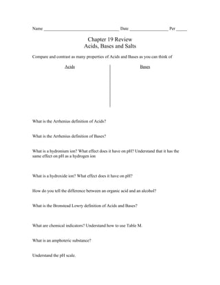 renforcement acids bases and salts worksheet section 3