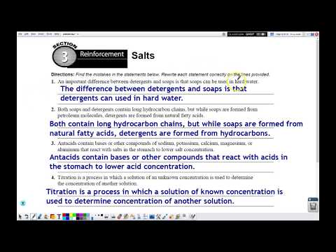 renforcement acids bases and salts worksheet section 3