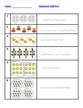 Repeated Addition Worksheets 3rd Grade - Worksheet School