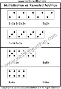 Multiplication – Repeated Addition / FREE Printable Worksheets ...