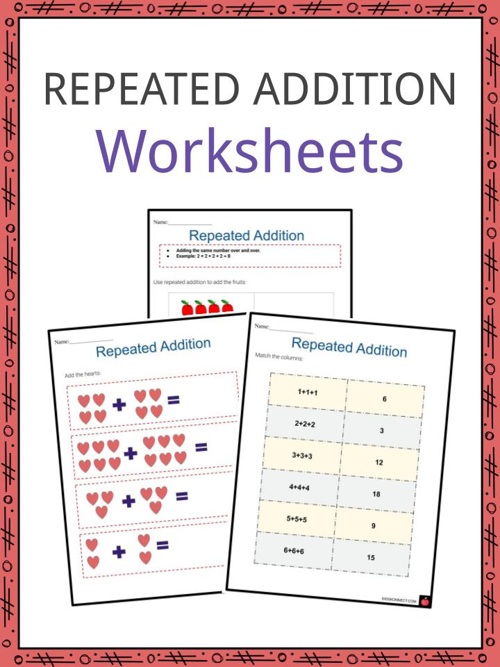 Repeated Addition Worksheets | What Is?, Summary &  Examples