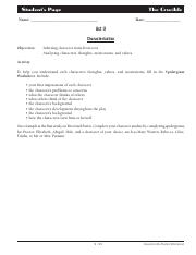reproducible student worksheet answers