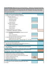 Excel Worksheet 10.2 PFP Retirement Planning Worksheet.xlsx ...