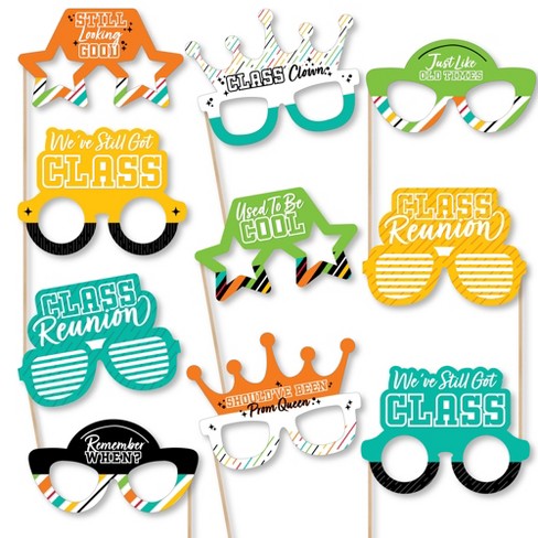 reunion printable photo booth props