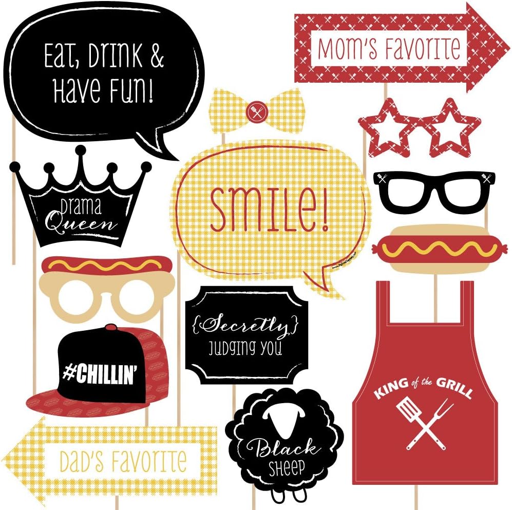 reunion printable photo booth props