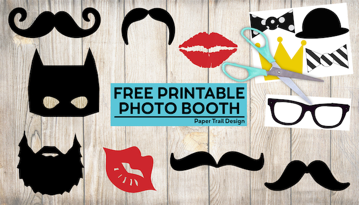 reunion printable photo booth props