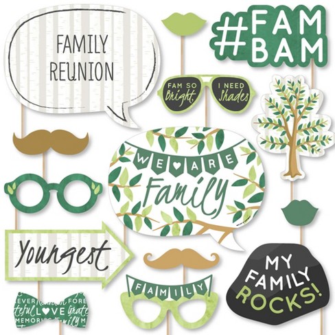 reunion printable photo booth props