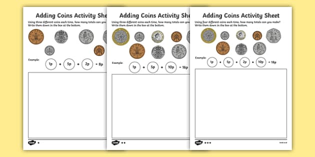 Adding Coins Worksheet | KS3 Maths | Beyond (teacher made)