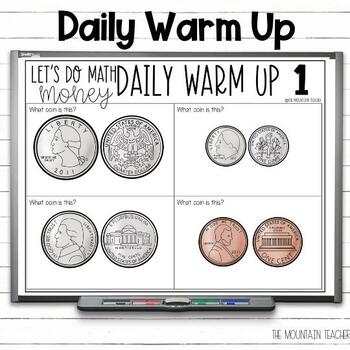 reviewing coins worksheet