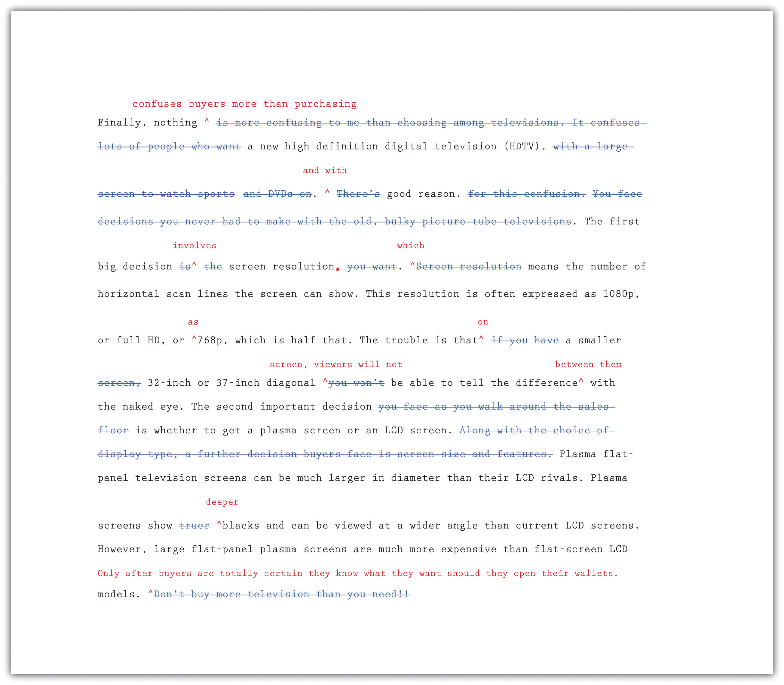 revising and editing worksheet high school