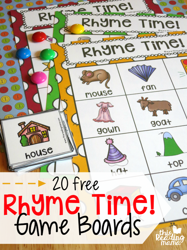 rhyming games for preschoolers