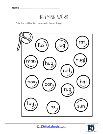 Rhyming Worksheets - 15 Worksheets Library