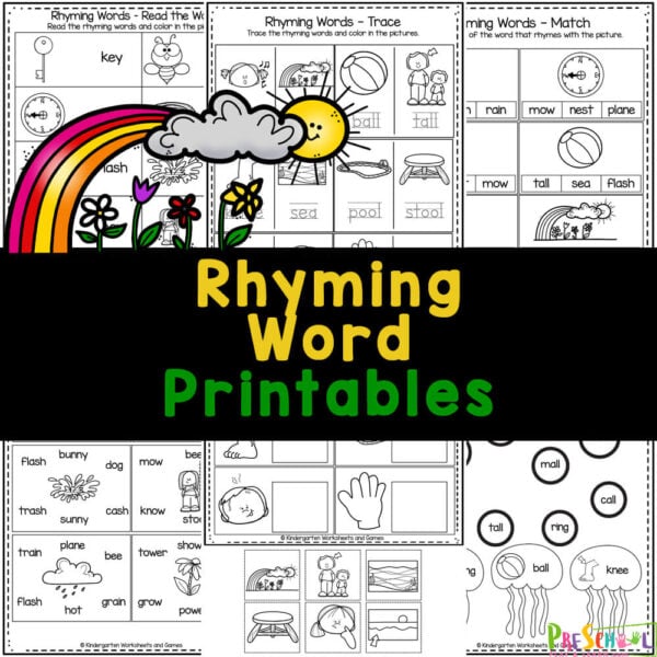 rhyming words worksheet for grade 1