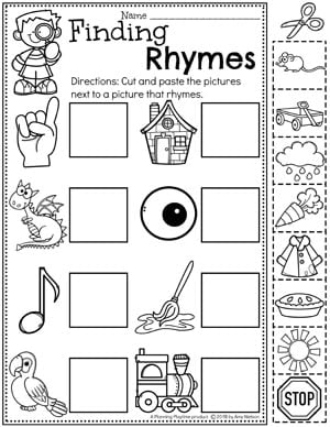 Rhyming Words for Kids - Planning Playtime