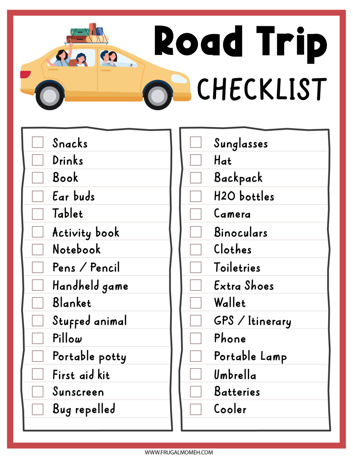21 Super Fun Road Trip Activities for Kids - Frugal Mom Eh!