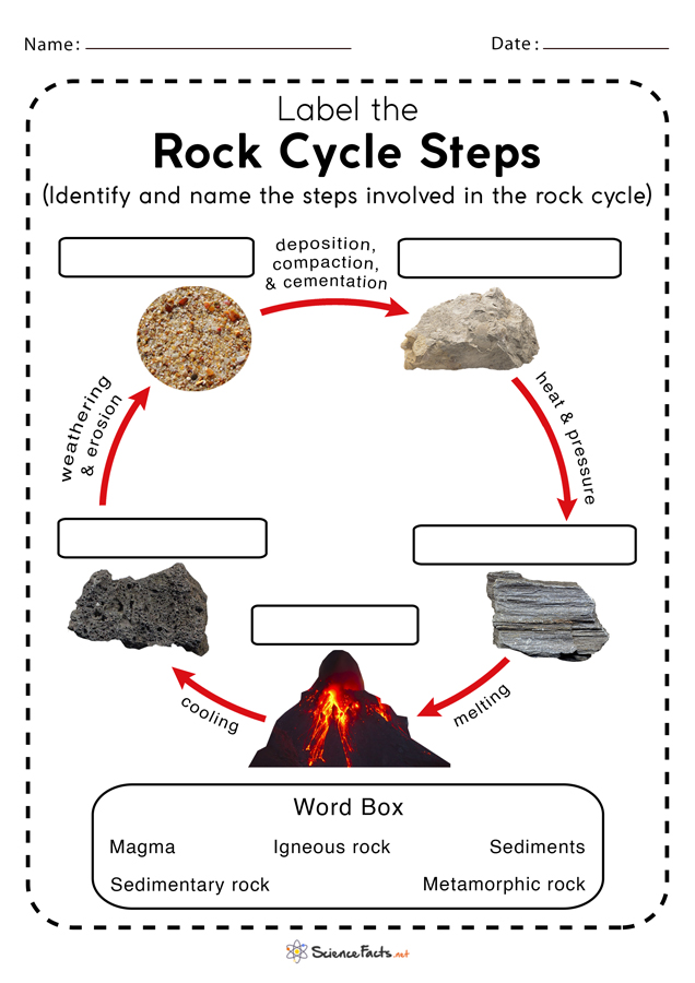 Rock Cycle Worksheets -