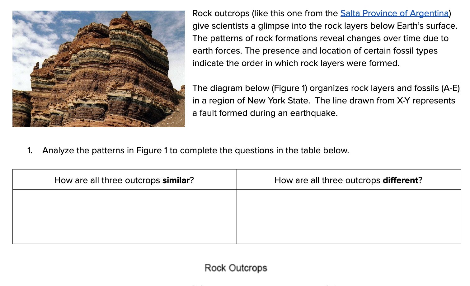Free rock layers worksheet, Download Free rock layers worksheet png
