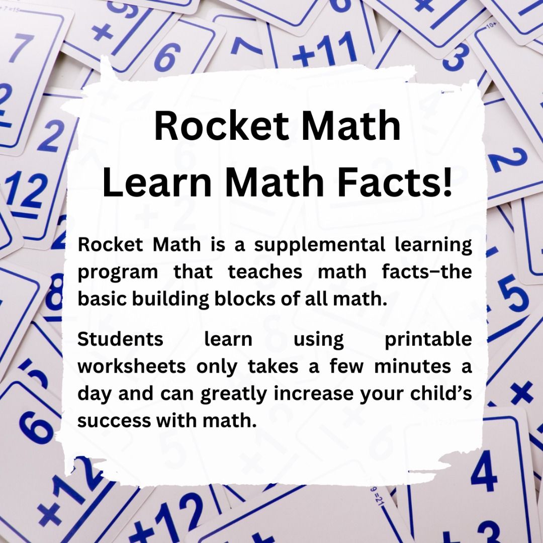 Printable Mathematics Worksheets Rocket Math Addition for