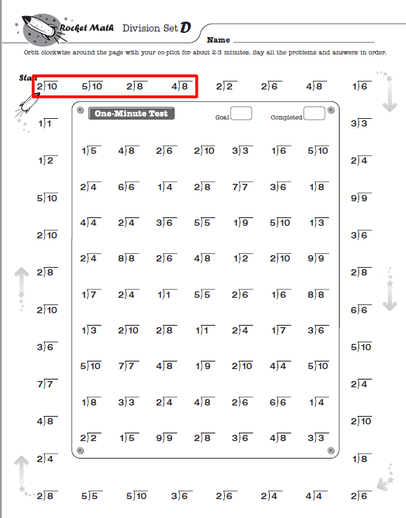 Blogs about how to better teach basic math facts using Rocket Math
