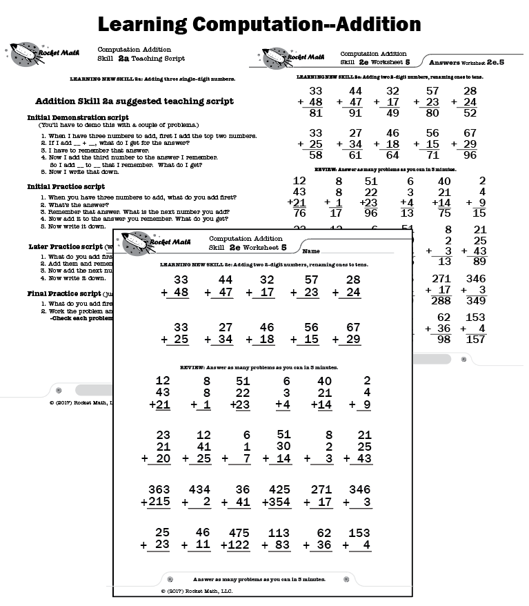 Math Worksheets for Kindergarten, 1st, 2nd, 3rd, 4th grade+ ...