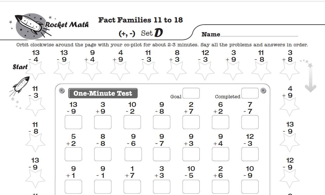 Math Worksheets for Kindergarten, 1st, 2nd, 3rd, 4th grade+ ...