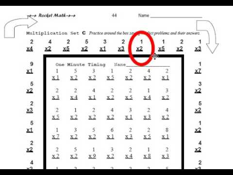 rocket math worksheet printable