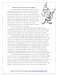 Ancient Rome Worksheets