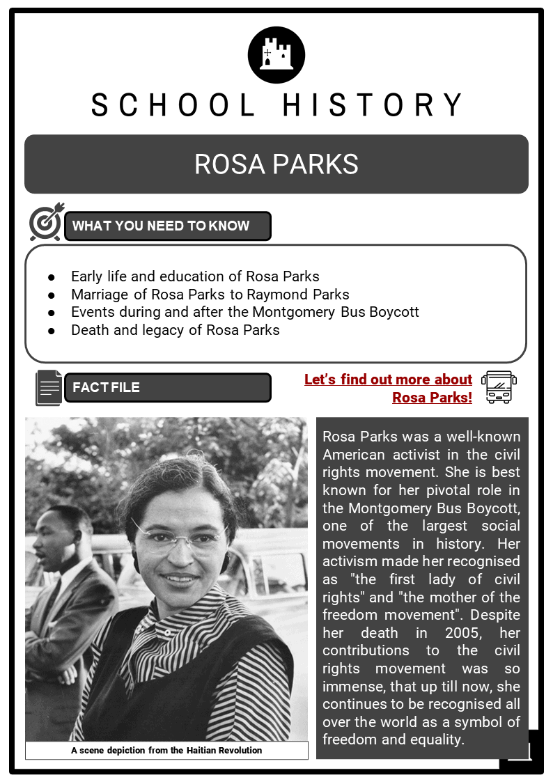 Rosa Parks Facts, Worksheets, Early life, Education &  Legacy