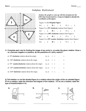 Rotations Activity Pdf - Fill Online, Printable, Fillable, Blank ...