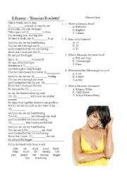 Russian Roulette - ESL worksheet by lina_therese