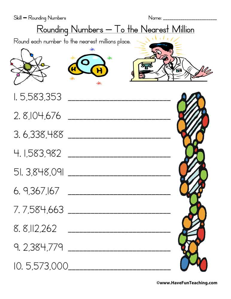 Rounding To The Nearest Thousand Worksheet By Teach Simple, 47% OFF