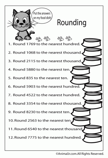 rounding numbers Archives | Woo! Jr. Kids Activities : Childrens ...