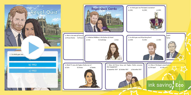 royal quiz questions printable