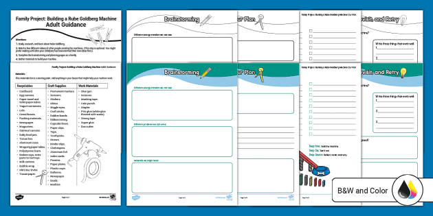 rube goldberg worksheet