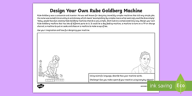 rube goldberg worksheet