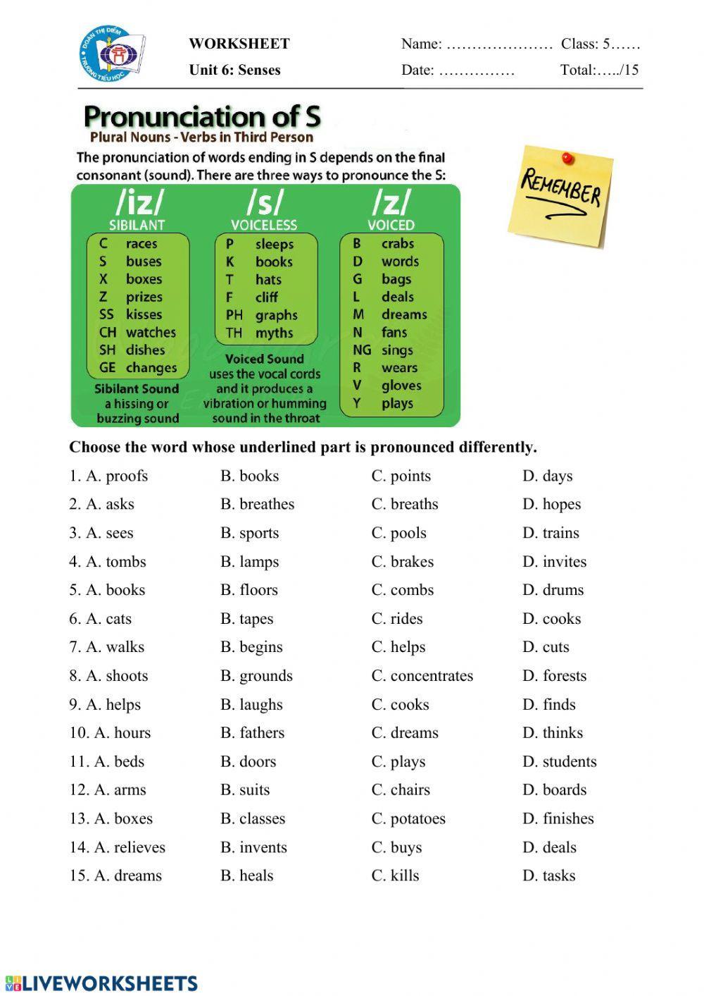 Phonics s z iz Worksheet Live Worksheets Worksheets Library Phonics s z iz Worksheet Live Worksheets Worksheets Library