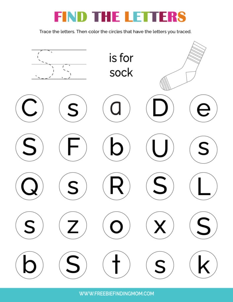Free S Worksheet For Kindergarten Download Free S Worksheet For 