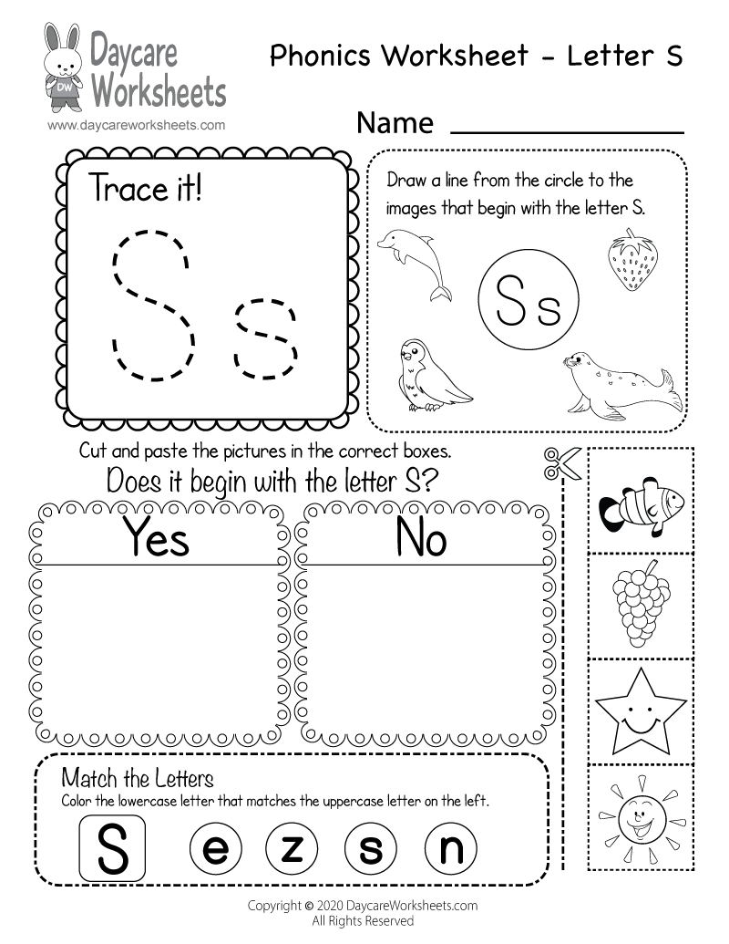 FREE* Words Starting With Letter S | Letter s worksheets, Letter ...
