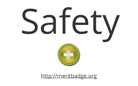 safety merit badge worksheet