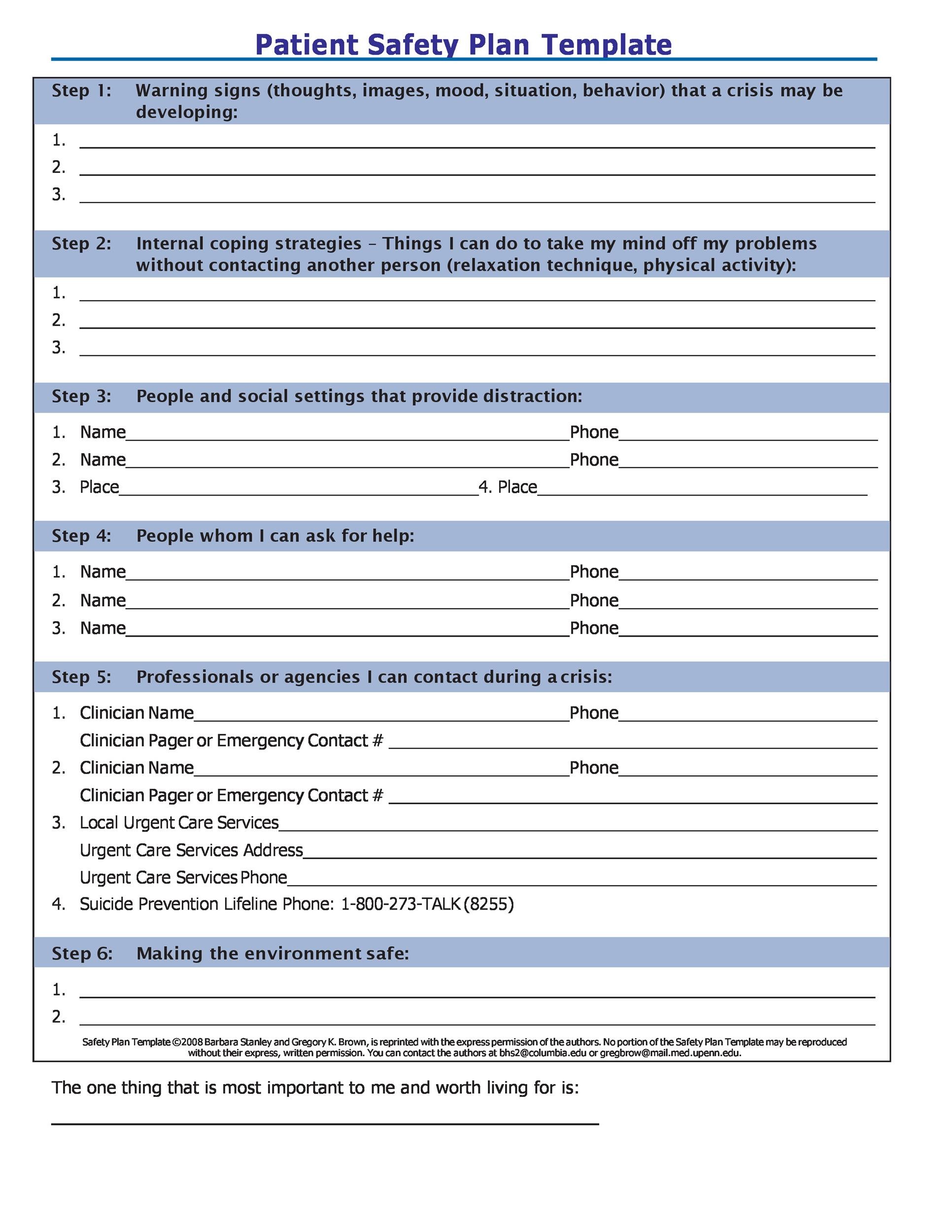 46 Great Safety Plan Templates (Construction, Site Specific ...